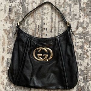 Gucci Leather Shoulder Bag